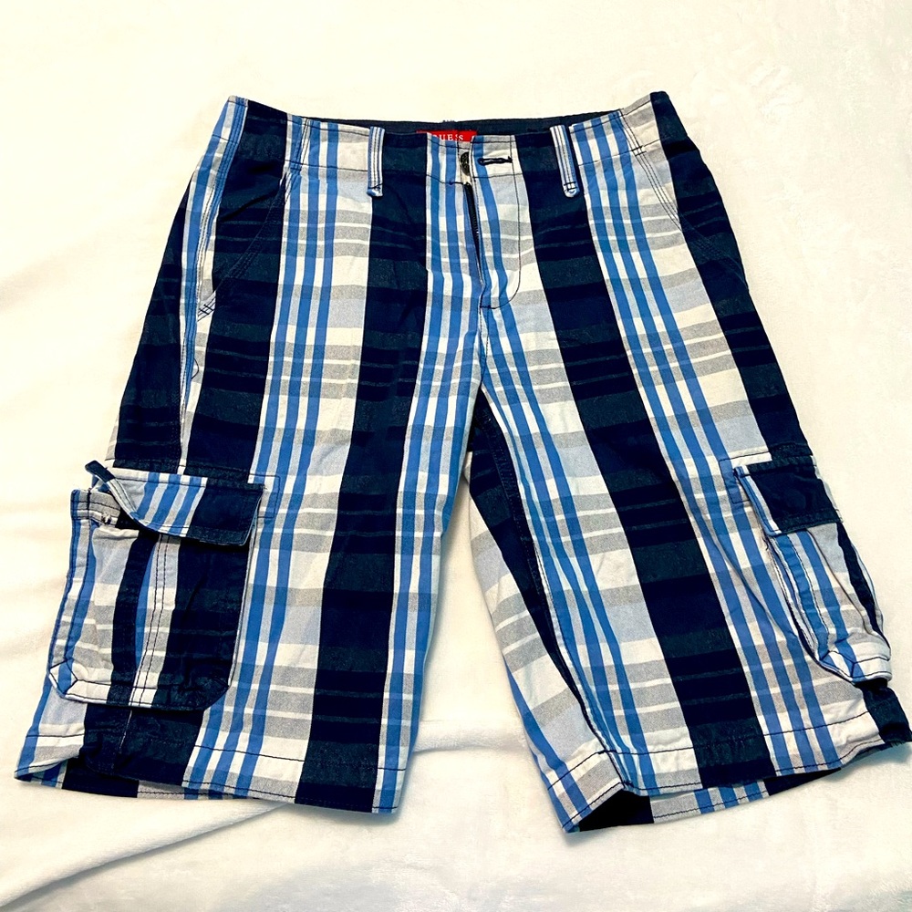 Mens Guess Cargo Shorts
